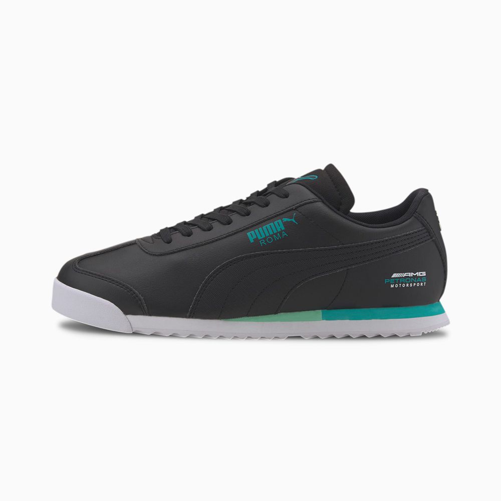 Puma Mercedes AMG Petronas Roma Férfi Motorsport Cipő - Fekete ( Hungary - LDJSE5370 )